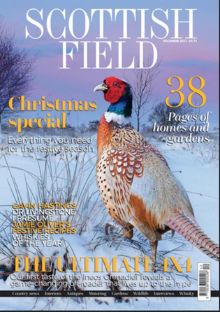 Scottish Field December 2021 front cover